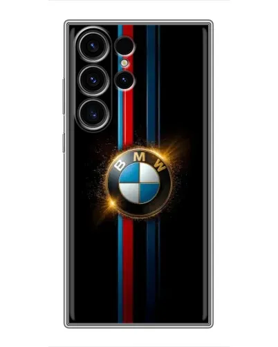 Чехол для Samsung Galaxy S22 Ultra с картинкой «BMW M-Power неон»