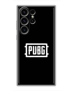 Чехол для Samsung Galaxy S22 Ultra с картинкой «Лого BMW — металлический блеск»