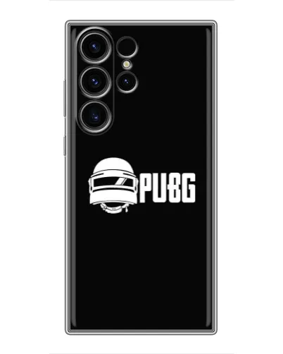 Чехол для Samsung Galaxy S22 Ultra с картинкой «PUBG — классический лого»