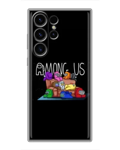 Чехол для Samsung Galaxy S22 Ultra с картинкой «Логотип Among Us» Чехол для Samsung Galaxy S22 Ultra с картинкой «Логотип Among Us»