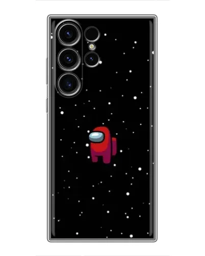 Чехол для Samsung Galaxy S22 Ultra с картинкой «Красный Among Us» Чехол для Samsung Galaxy S22 Ultra с картинкой «Красный Among Us»