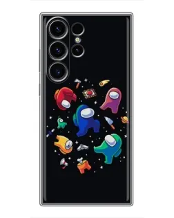 Чехол для Samsung Galaxy S22 Ultra с картинкой «Among Us космос»