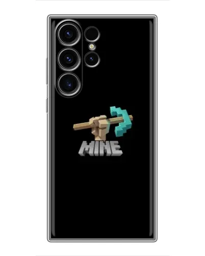 Чехол для Samsung Galaxy S22 Ultra с картинкой «Алмазная кирка»