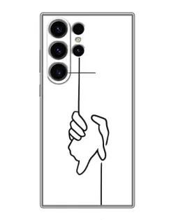 Чехол для Samsung Galaxy S22 Ultra с картинкой «Рука держит»