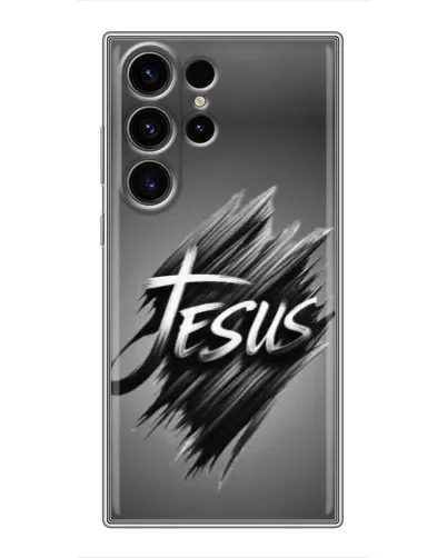 Чехол для Samsung Galaxy S22 Ultra с картинкой «Надпись Jesus Graffiti»