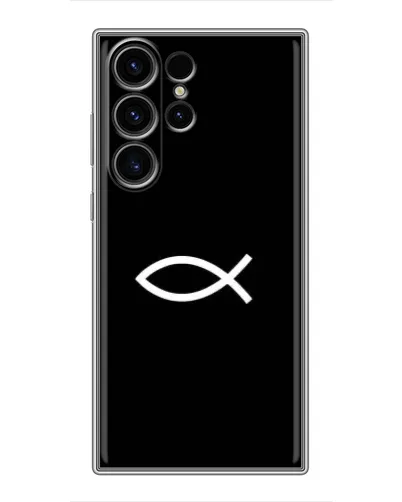 Чохол для Samsung Galaxy S22 Ultra з картинкою «Символ риби Jesus» Чохол для Samsung Galaxy S22 Ultra з картинкою «Символ риби Jesus»