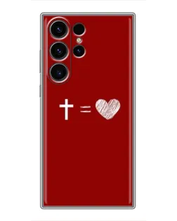 Чохол для Samsung Galaxy S22 Ultra з картинкою «Рівняння любові»