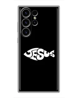Чохол для Samsung Galaxy S22 Ultra з картинкою «Риба  Jesus»
