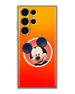 Чехол для Samsung Galaxy S22 Ultra с картинкой «Mickey в круге»