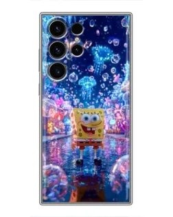 Чехол для Samsung Galaxy S22 Ultra с картинкой «Неоновый океан»