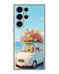 Чехол для Samsung Galaxy S22 Ultra с картинкой «Автомобильное путешествие»