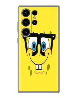 Чехол для Samsung Galaxy S22 Ultra с картинкой «Минималистичный Спанч Боб» Чехол для Samsung Galaxy S22 Ultra с картинкой «Минималистичный Спанч Боб»