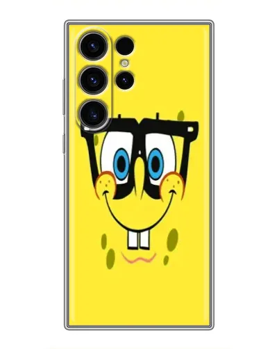 Чохол для Samsung Galaxy S22 Ultra з картинкою «Мінімалістичний Спанч Боб» Чохол для Samsung Galaxy S22 Ultra з картинкою «Мінімалістичний Спанч Боб»