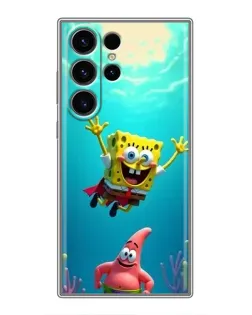 Чехол для Samsung Galaxy S22 Ultra с картинкой «Спанч Боб под водой» Чехол для Samsung Galaxy S22 Ultra с картинкой «Спанч Боб под водой»