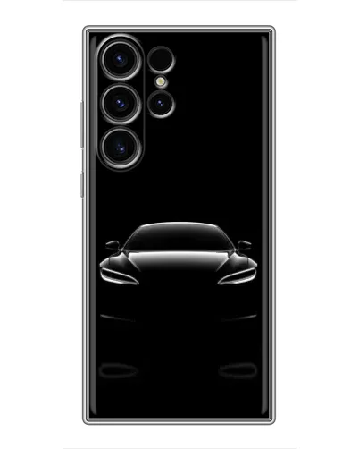 Чехол для Samsung Galaxy S22 Ultra с картинкой «Силуэт Tesla Night» Чехол для Samsung Galaxy S22 Ultra с картинкой «Силуэт Tesla Night»