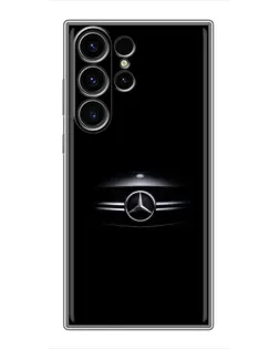 Чехол для Samsung Galaxy S22 Ultra с картинкой «Mercedes — абстрактные линии»