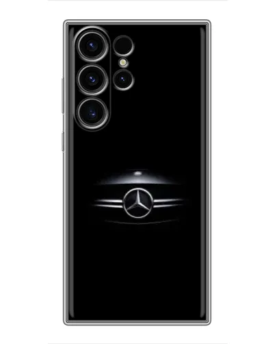 Чехол для Samsung Galaxy S22 Ultra с картинкой «Mercedes — абстрактные линии»