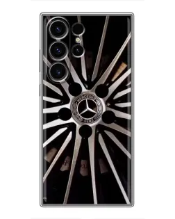 Чехол для Samsung Galaxy S22 Ultra с картинкой «Диск Mercedes»