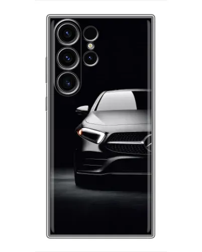 Чехол для Samsung Galaxy S22 Ultra с картинкой «Свет фар Mercedes»