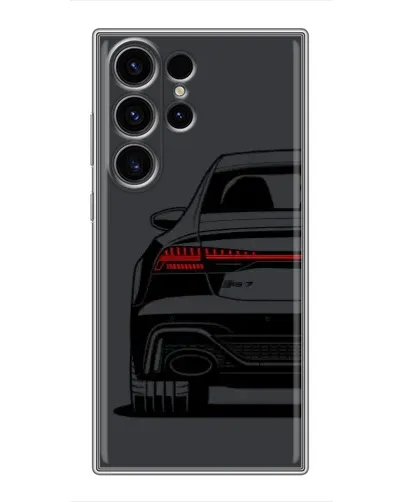 Чехол для Samsung Galaxy S22 Ultra с картинкой «Задняя часть Audi — арт»