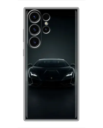 Чехол для Samsung Galaxy S22 Ultra с картинкой «Черный Lamborghini Aventador» Чехол для Samsung Galaxy S22 Ultra с картинкой «Черный Lamborghini Aventador»