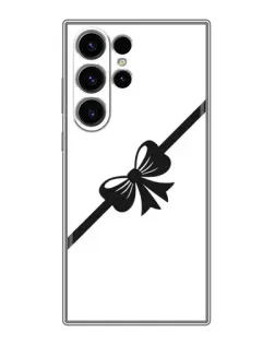 Чехол для Samsung Galaxy S22 Ultra с картинкой «Диагональный бант»