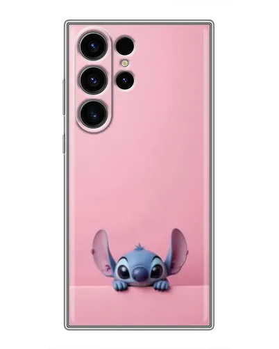 Чехол для Samsung Galaxy S22 Ultra с картинкой «Stitch выглядывает»