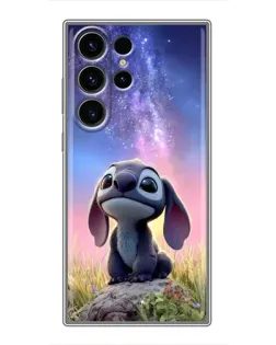 Чехол для Samsung Galaxy S22 Ultra с картинкой «Стич на рассвете» Чехол для Samsung Galaxy S22 Ultra с картинкой «Стич на рассвете»