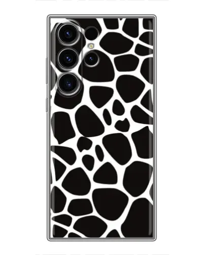 Чехол для Samsung Galaxy S22 Ultra с картинкой «Черно-белый жираф»