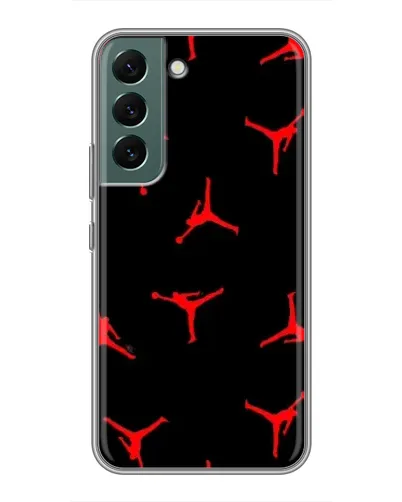 Чехол для Samsung Galaxy S22 с картинкой «Jordan Red Pattern»