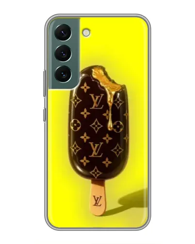 Чехол для Samsung Galaxy S22 с картинкой «Мороженое от LV» Чехол для Samsung Galaxy S22 с картинкой «Мороженое от LV»