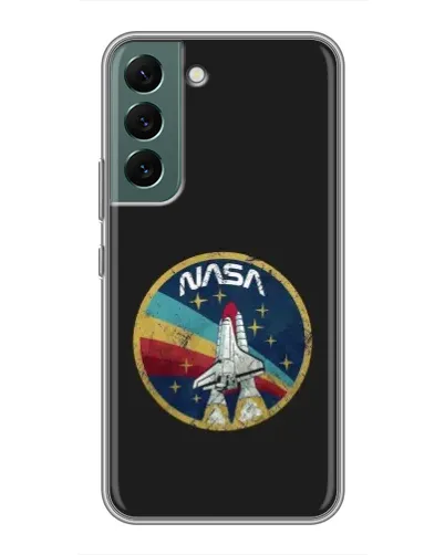 Чехол для Samsung Galaxy S22 с картинкой «NASA — эмблема миссии»