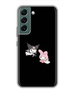 Чохол для Samsung Galaxy S22 з картинкою «My Melody та Kuromi»