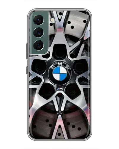 Чехол для Samsung Galaxy S22 с картинкой «BMW — деталь диска»