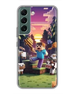 Чохол для Samsung Galaxy S22 з картинкою «Стів на фермі»