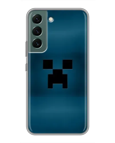 Чехол для Samsung Galaxy S22 с картинкой «Крипер текстура»