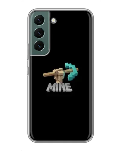 Чехол для Samsung Galaxy S22 с картинкой «Алмазная кирка»