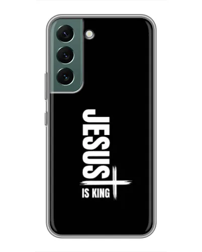 Чехол для Samsung Galaxy S22 с картинкой «Вертикаль веры Jesus» Чехол для Samsung Galaxy S22 с картинкой «Вертикаль веры Jesus»