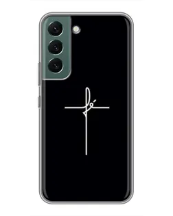 Чохол для Samsung Galaxy S22 з картинкою «Тонкий хрест»