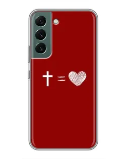 Чохол для Samsung Galaxy S22 з картинкою «Рівняння любові»