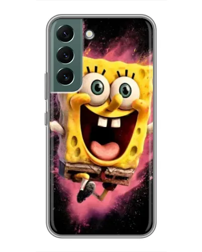 Чохол для Samsung Galaxy S22 з картинкою «Вибуховий Спанч Боб»