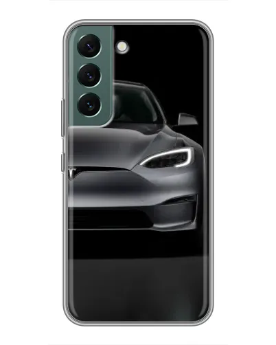 Чохол для Samsung Galaxy S22 з картинкою «Tesla Model S Look»