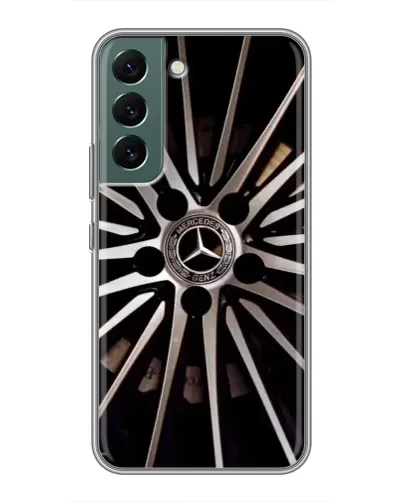 Чехол для Samsung Galaxy S22 с картинкой «Диск Mercedes»