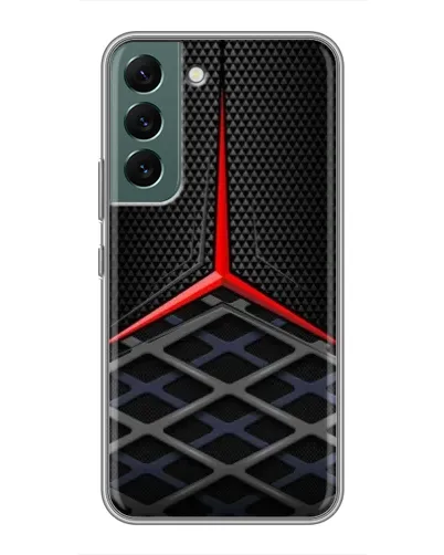 Чехол для Samsung Galaxy S22 с картинкой «Mercedes Carbon Grid»