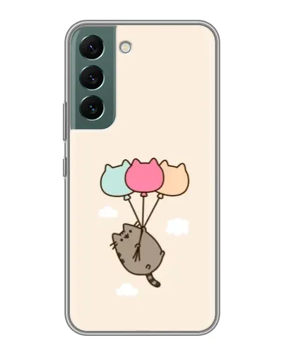Чехол для Samsung Galaxy S22 с картинкой «Пушин на шариках» Чехол для Samsung Galaxy S22 с картинкой «Пушин на шариках»