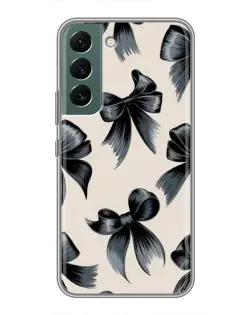 Чехол для Samsung Galaxy S22 с картинкой «Банты Coquette»