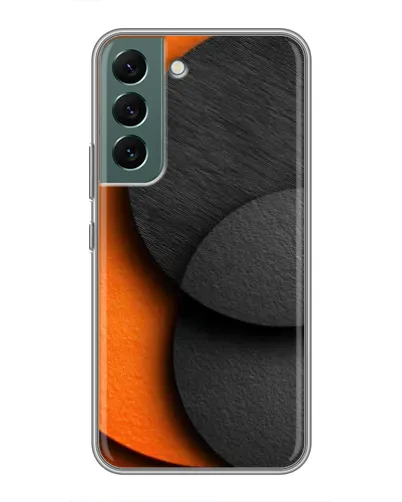 Чехол для Samsung Galaxy S22 с картинкой «Геометрия оранжевых кругов» Чехол для Samsung Galaxy S22 с картинкой «Геометрия оранжевых кругов»