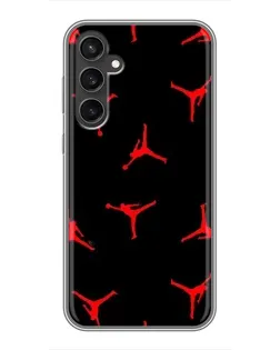 Чехол для Samsung Galaxy S23 FE с картинкой «Jordan Red Pattern»