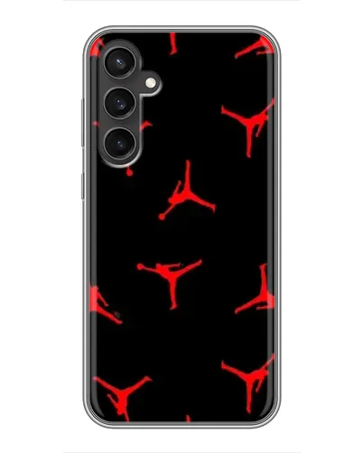 Чехол для Samsung Galaxy S23 FE с картинкой «Jordan Red Pattern»