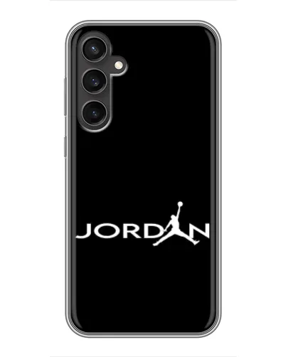 Чехол для Samsung Galaxy S23 FE с картинкой «Jordan White Logo»